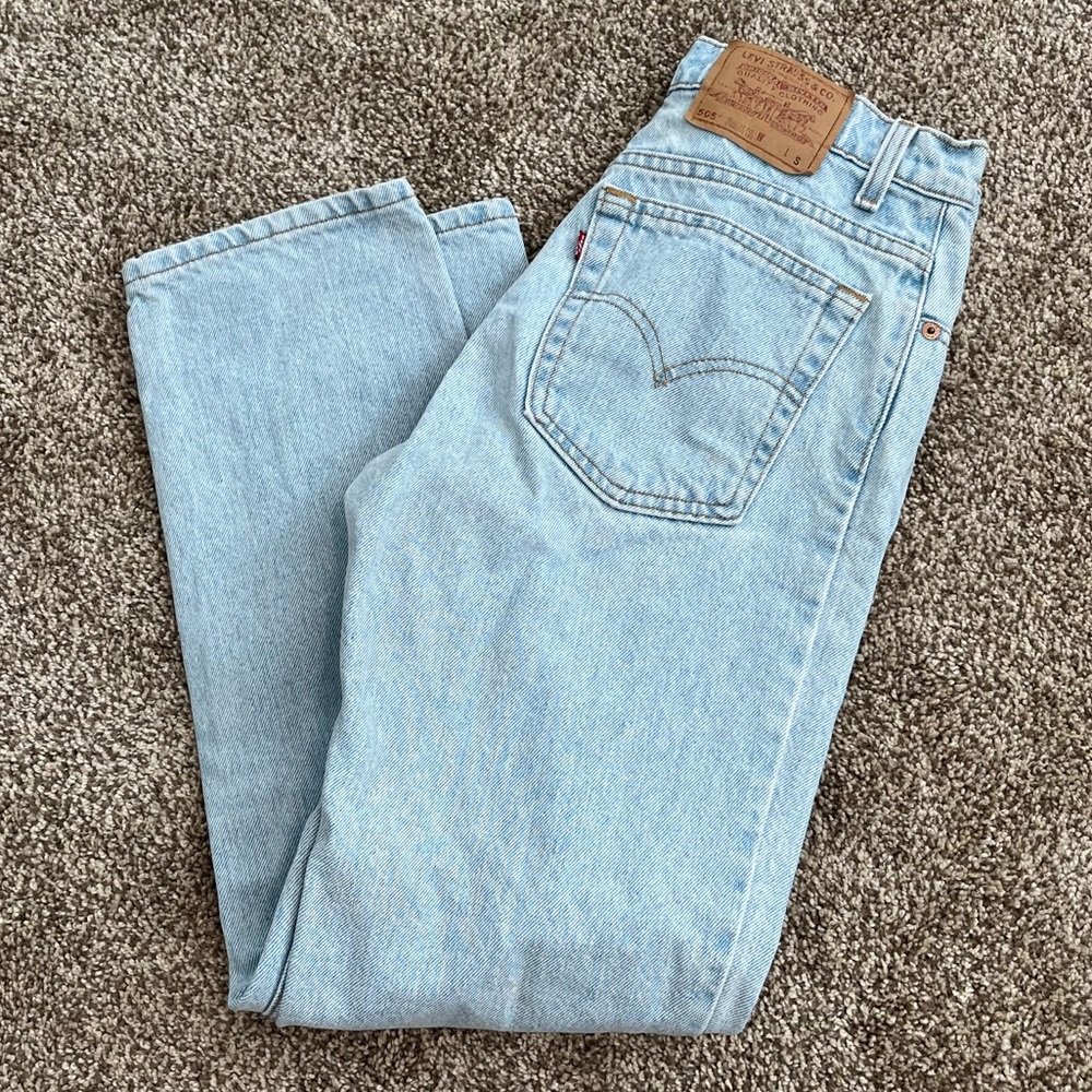 Levi's Light Wash Straight Leg Jeans